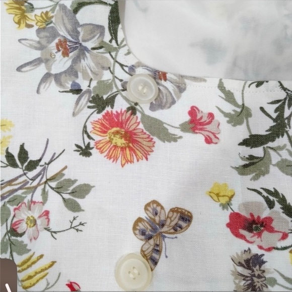 Gucci 100% Linen floral dress - Picture 12 of 14